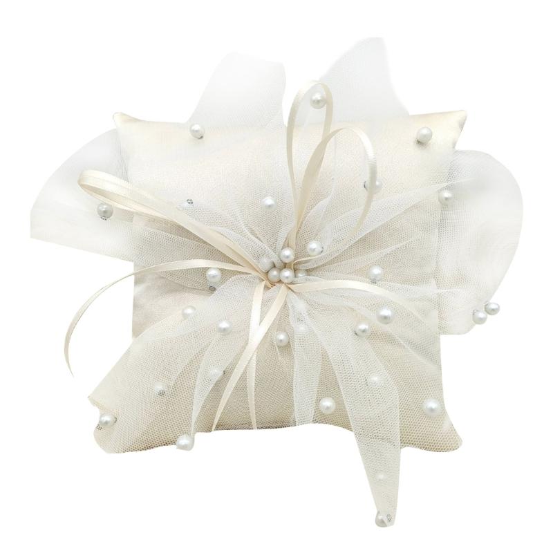 Ring Bearer Pillow - 31bb fatti a mano cuscino anelli