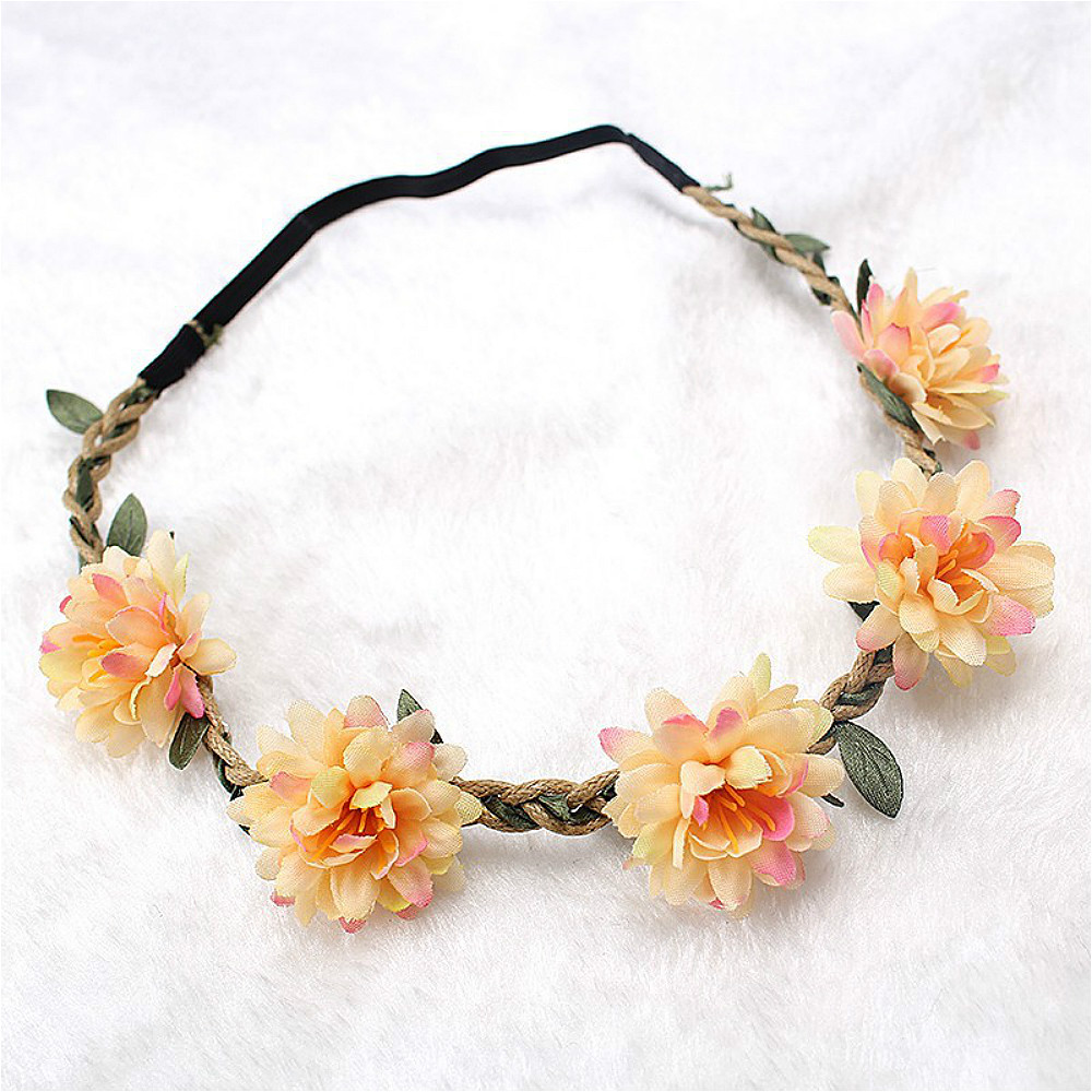 Wedding Supply List - Donne matrimonio fiore fascia ragazze Boho