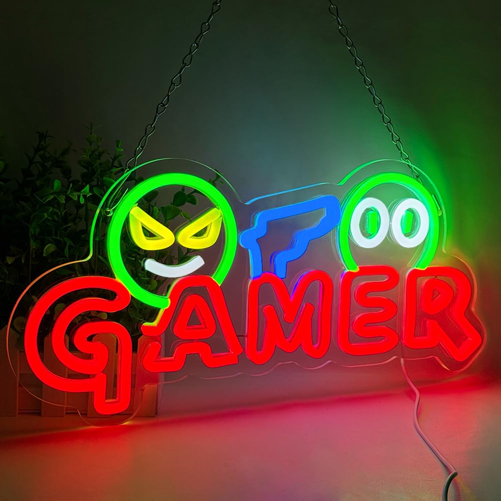 Wedding Zone - Insegna al Neon LED per Gamer,