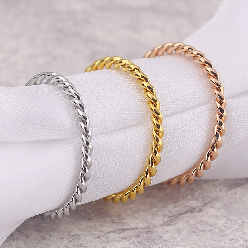 Wedding Zone - Anello minimalista in acciaio inossidabile unisex