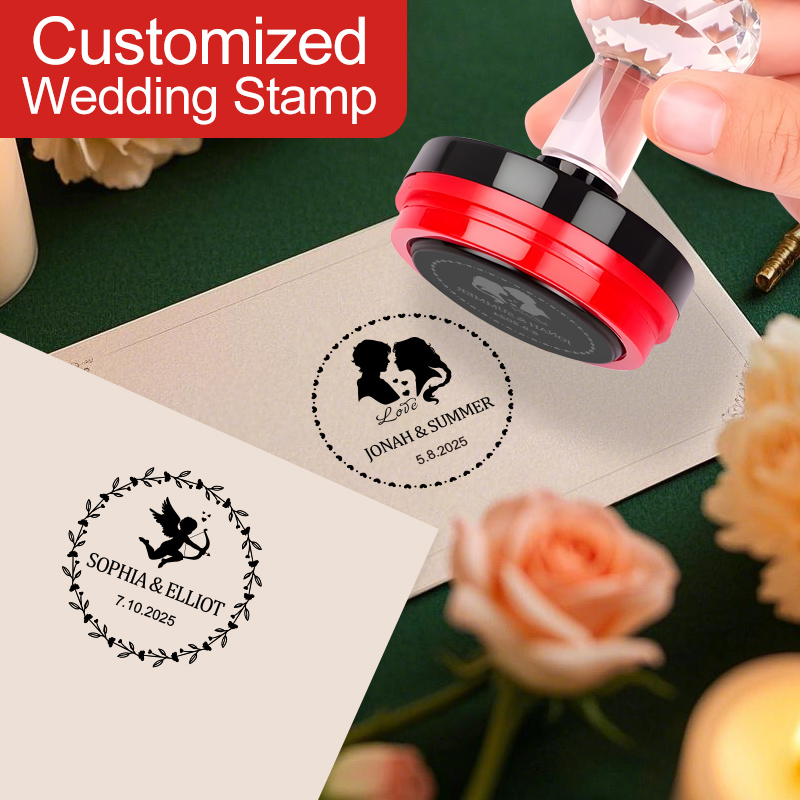 Wedding Event Supply - Timbro Personalizzato per Cancelleria Nuziale -