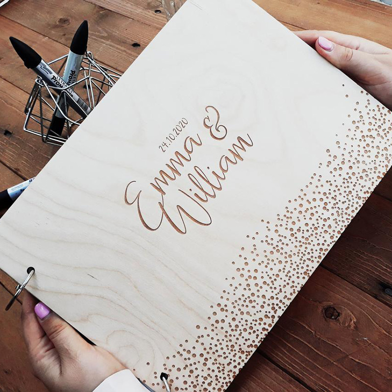 Wedding Supply List - Libro degli ospiti personalizzato libro degli