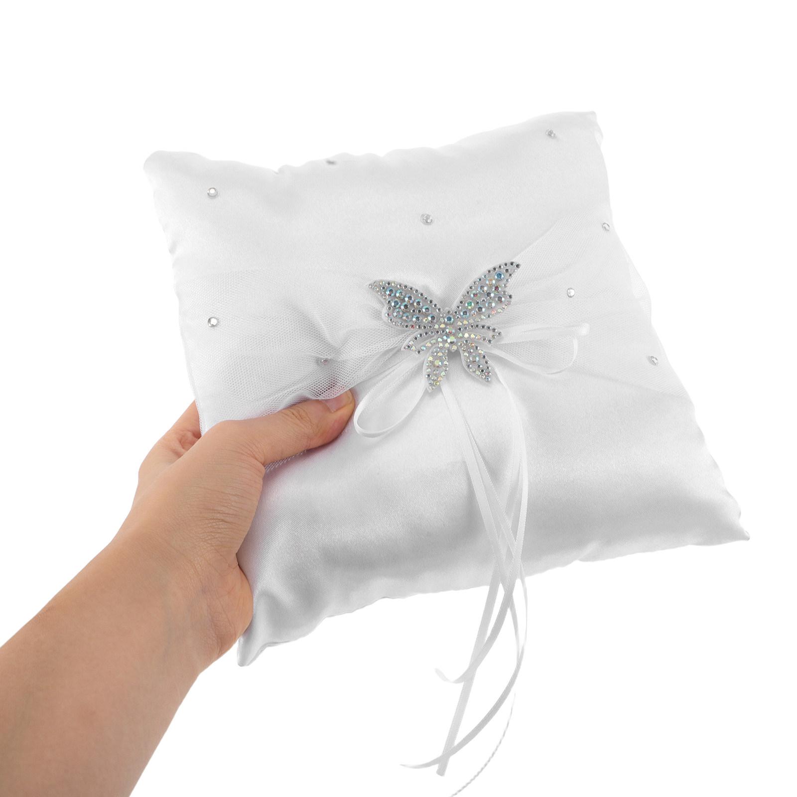 Ring Bearer Pillow - Cuscino per Anelli Nuziali in Raso