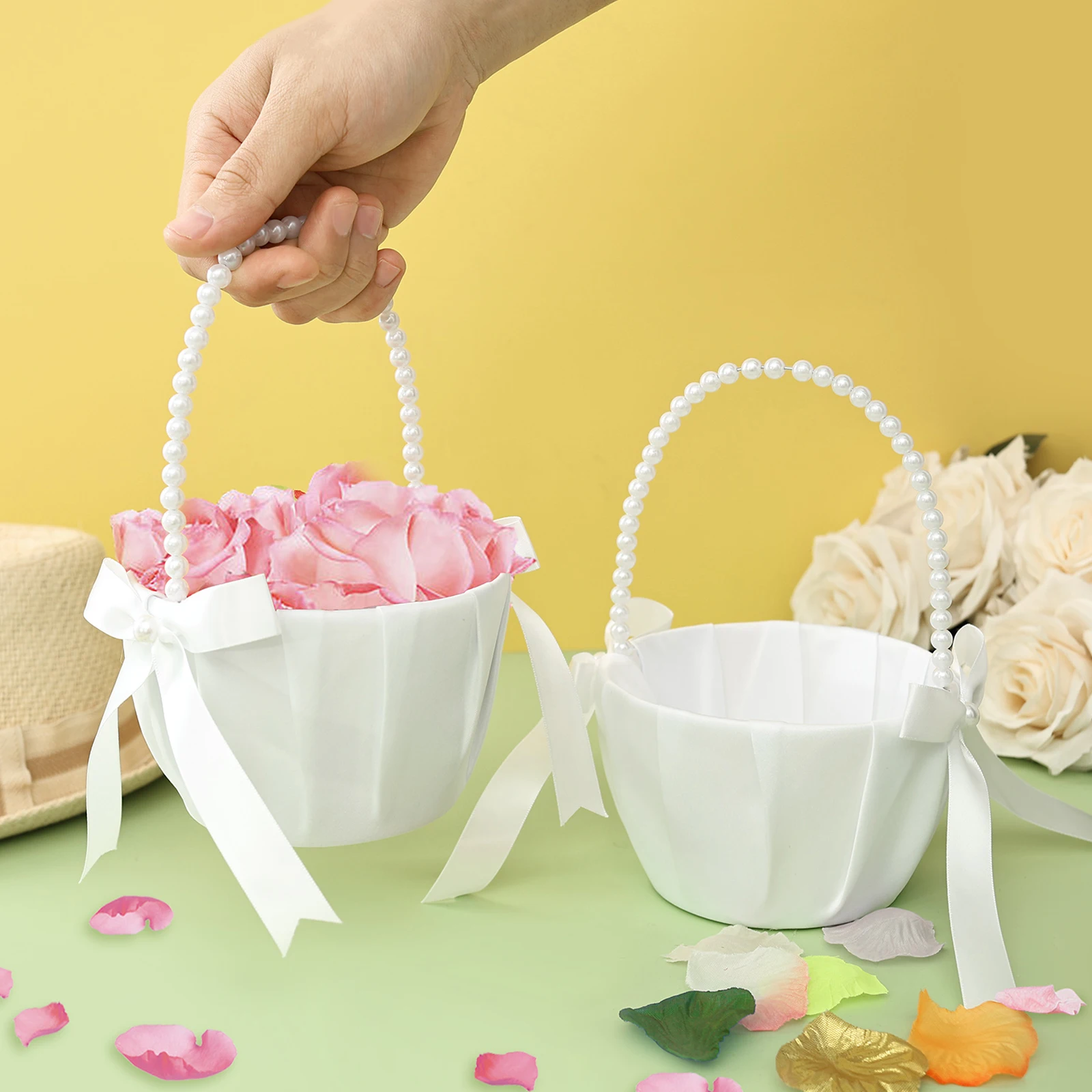 Wedding Ceremony Supply - Cestino per damigella d'onore da 2