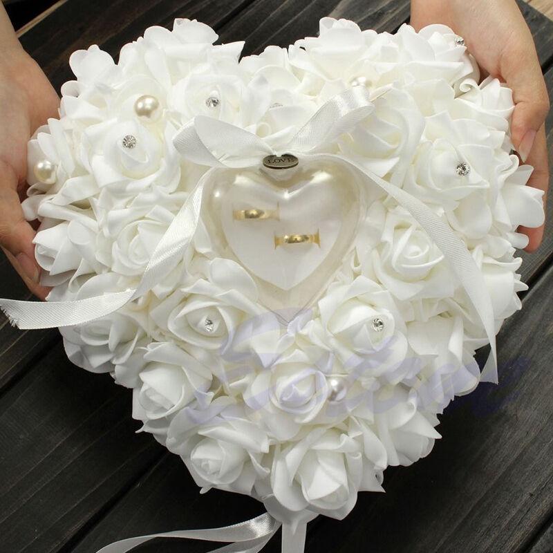 Ring Bearer Pillow - Cerimonia di nozze anello di cristallo