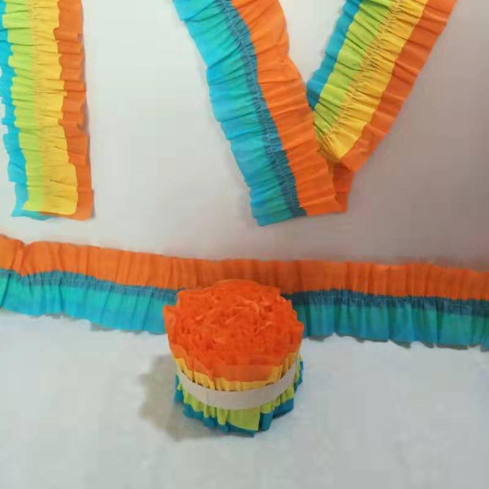 Papercraft Supply Ribbon - 2 Rotoli di Carta Crespa, Nastri