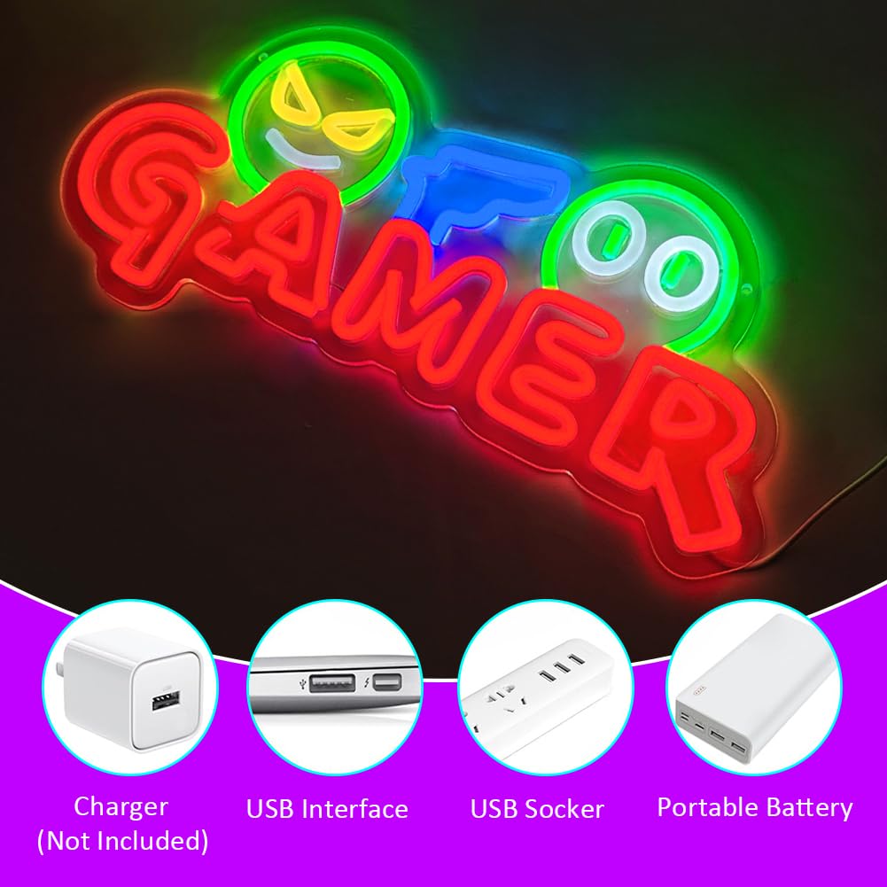 Insegna al Neon LED per Gamer, - Wedding Zone recensione e prezzo