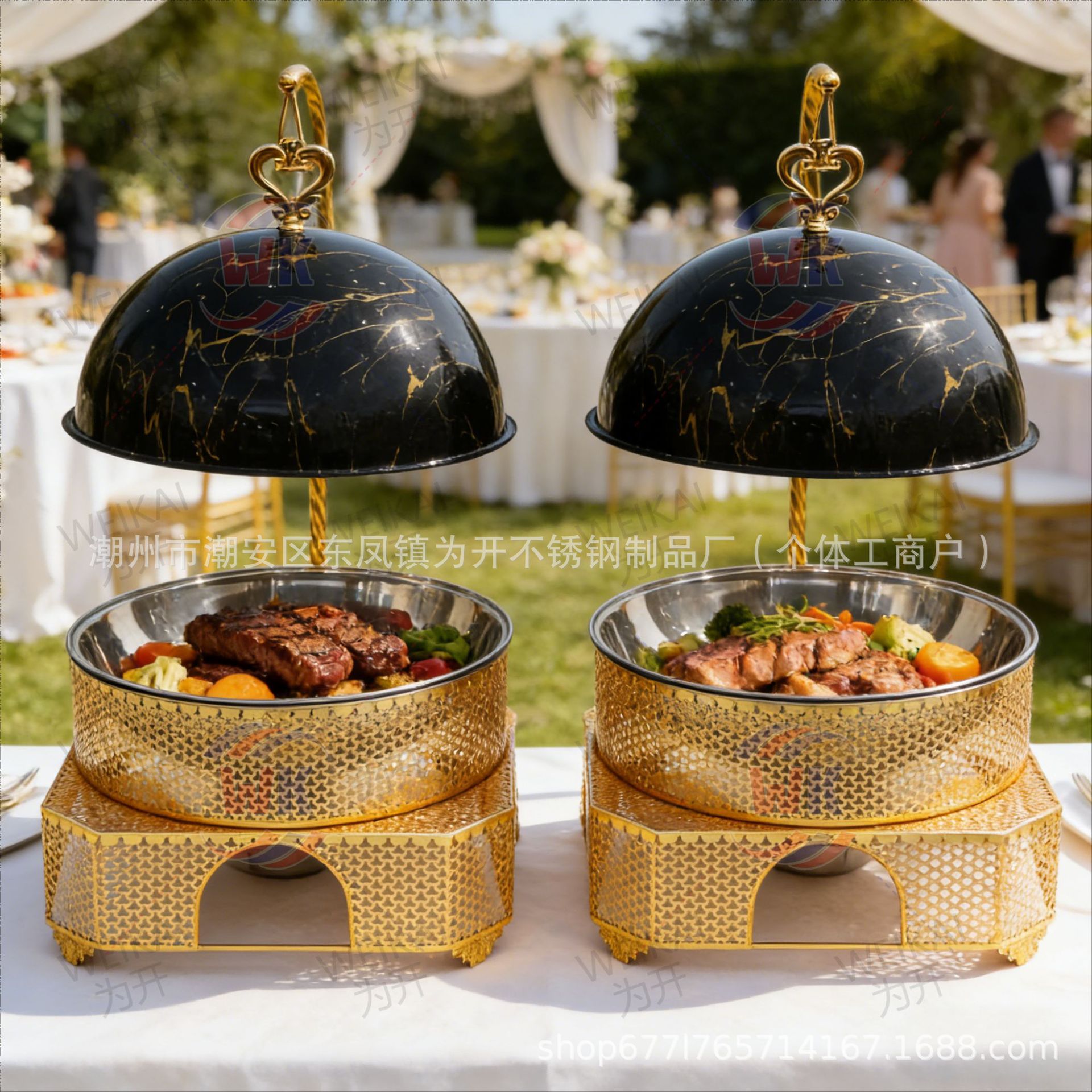 Fornello per Buffet Dorato di  - Wedding Alcohol Supply recensione e prezzo