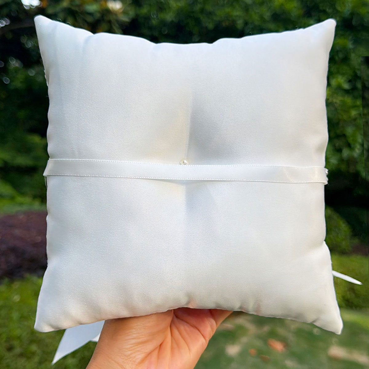Cuscino Portafedi in Pizzo Bia - Ring Bearer Pillow recensione e prezzo