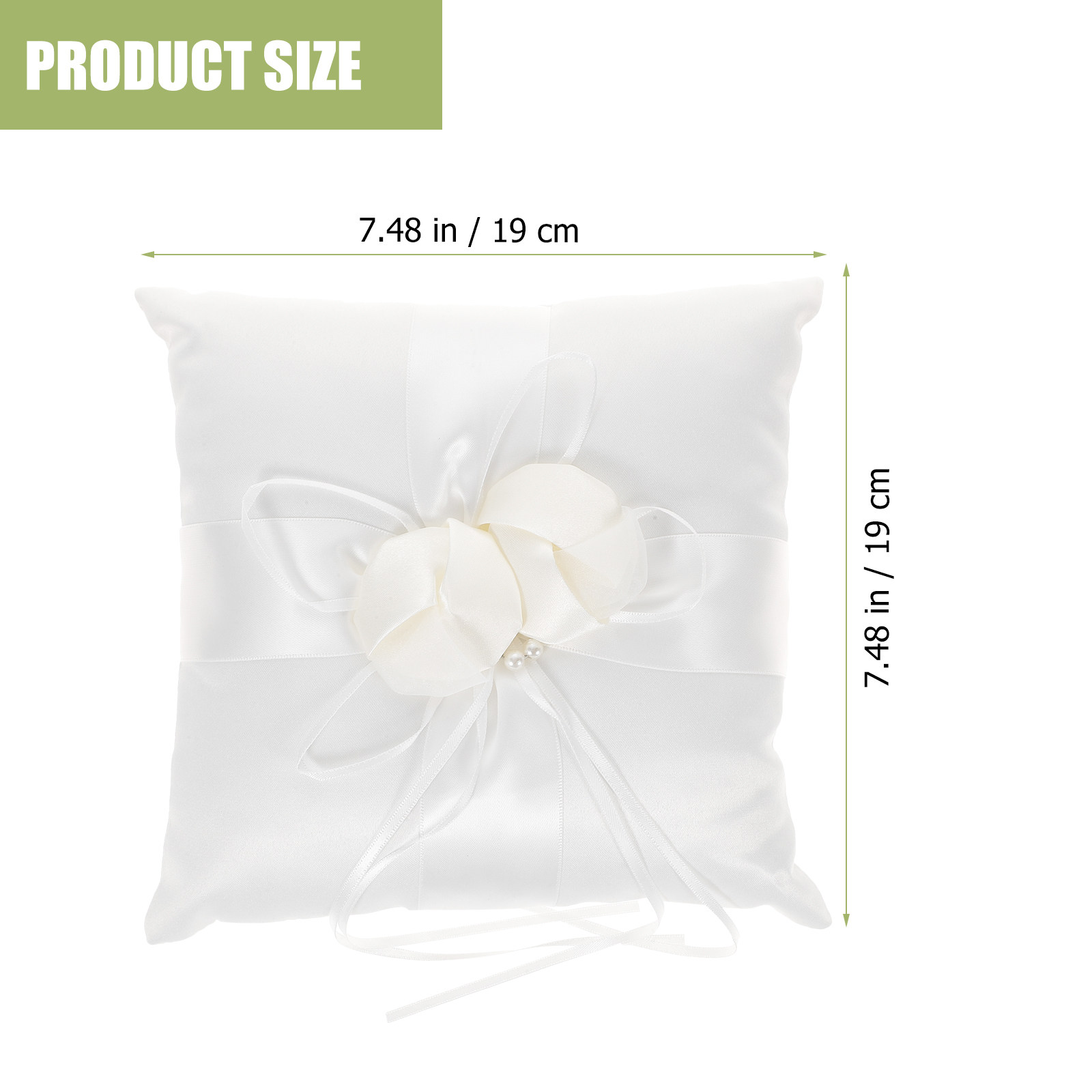 Cuscino Portafedi 20x20cm in R - Ring Bearer Pillow recensione e prezzo