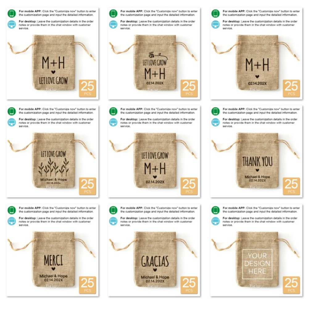 25 sacchetti per bomboniere pe - Wedding Supply List recensione e prezzo