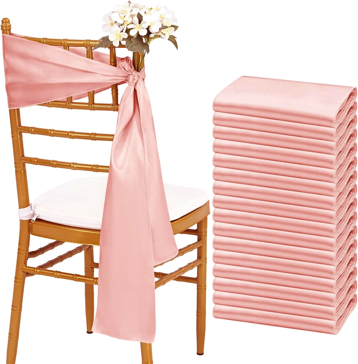 Fascette in raso per sedie, 10 - Wedding Supply Wholesale recensione e prezzo